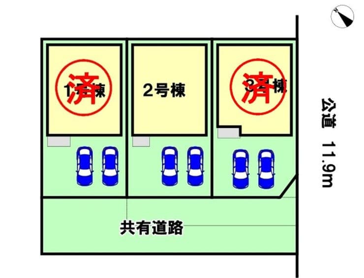 区画割り図