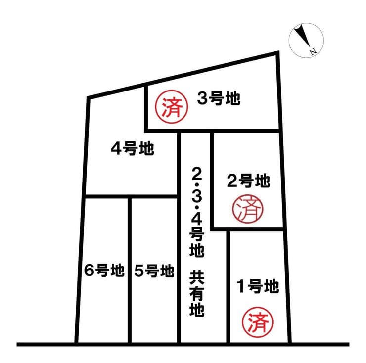 区画割り図