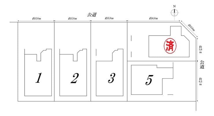 区画割り図