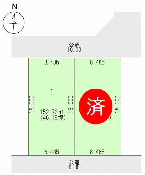 区画割り図
