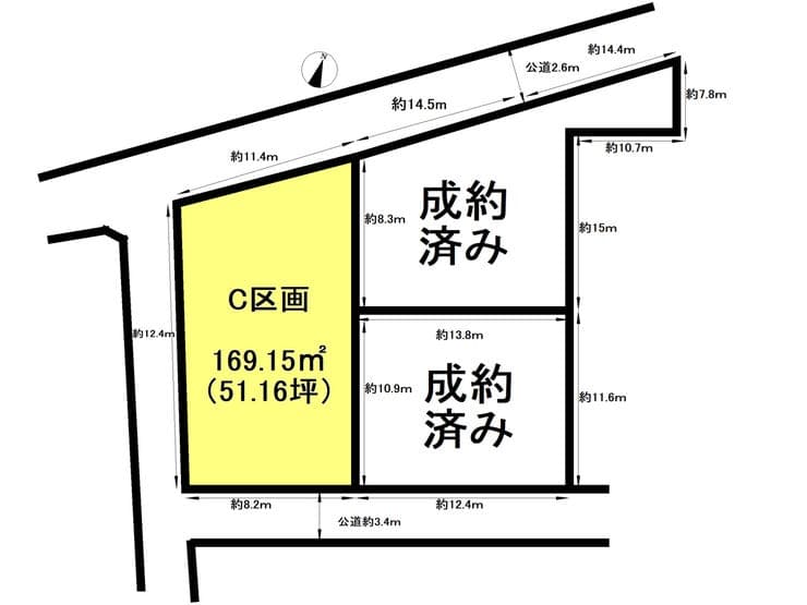 区画割り図