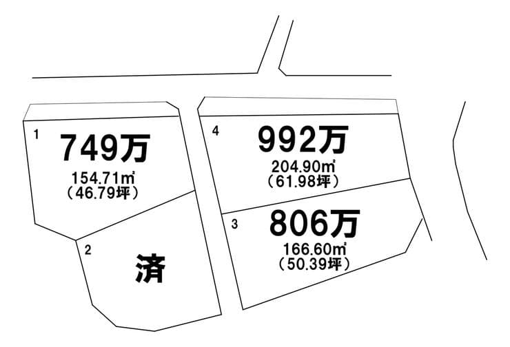 区画割り図