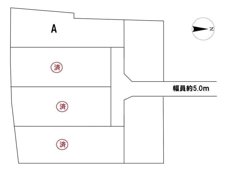 区画割り図