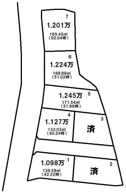 区画割り図