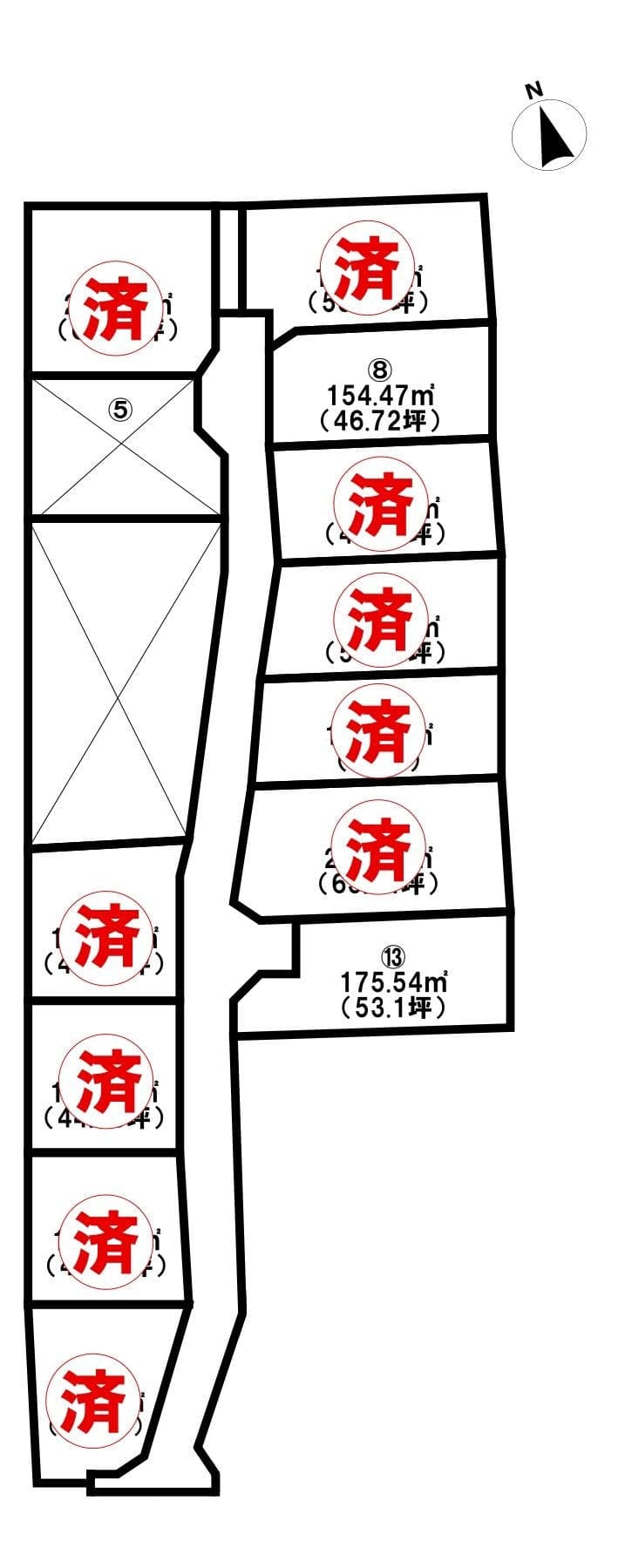 区画割り図