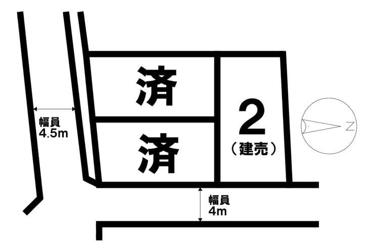区画割り図