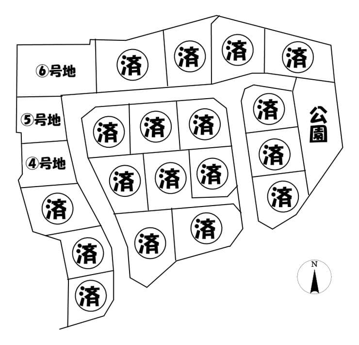 区画割り図