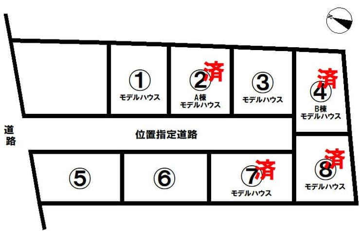 区画割り図