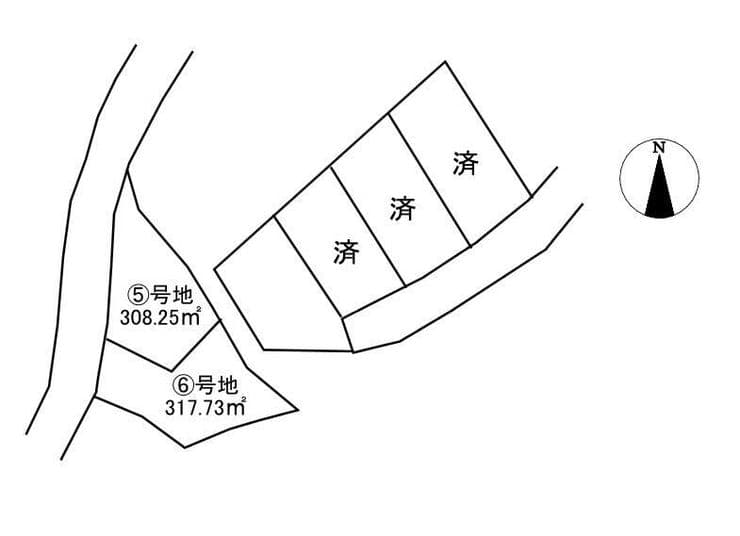 区画割り図