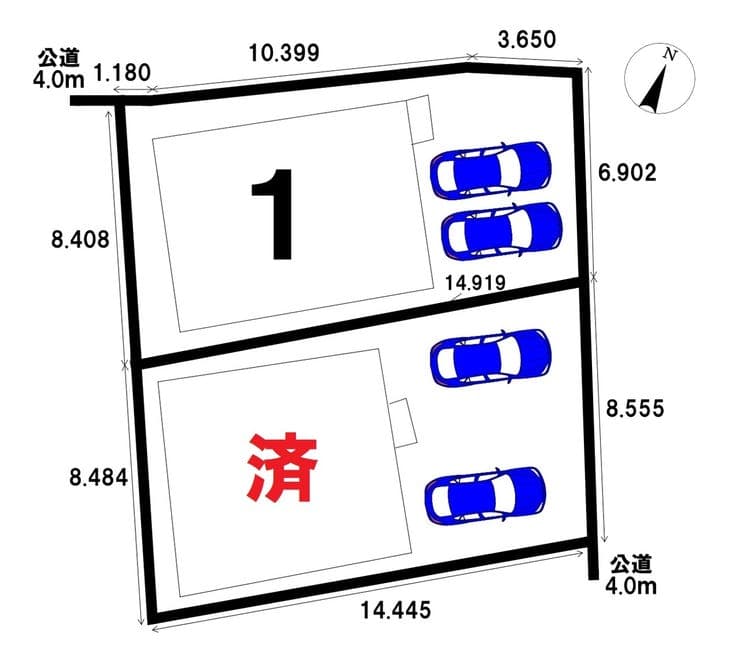 区画割り図