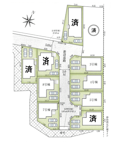 区画割り図