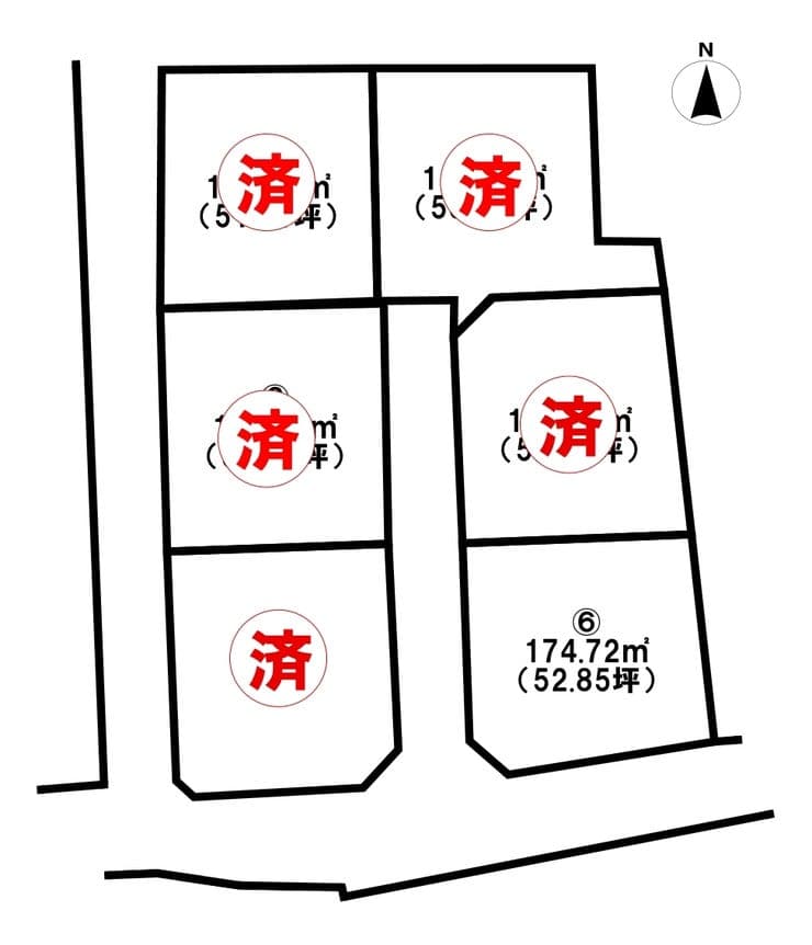 区画割り図