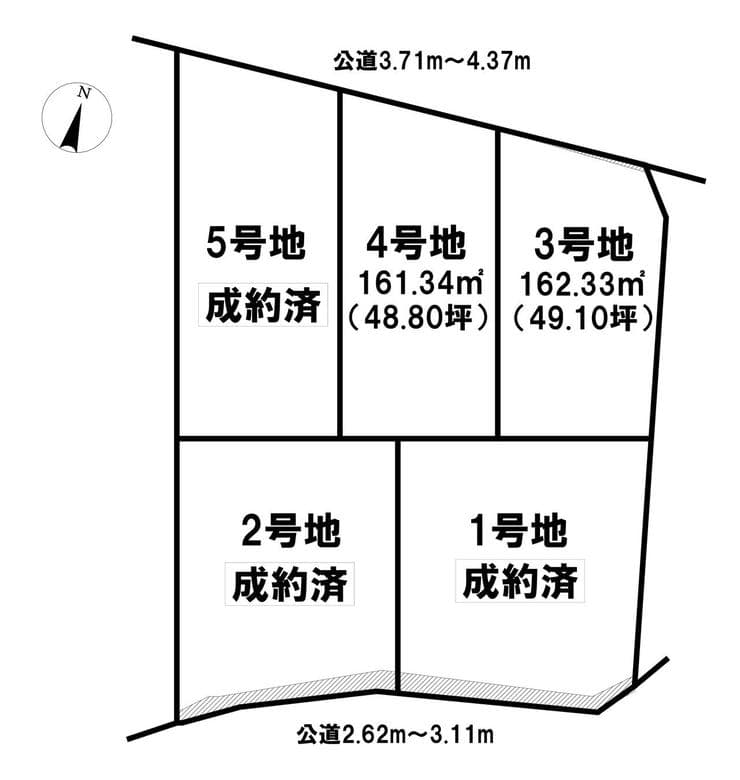 区画割り図