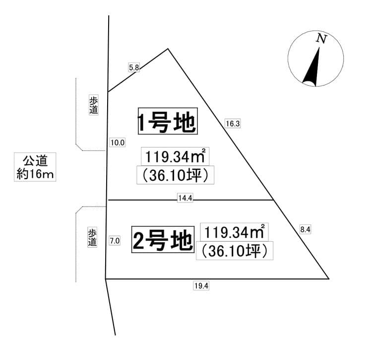 区画割り図