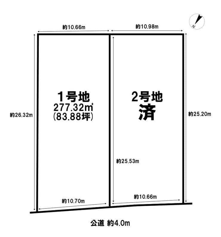 区画割り図