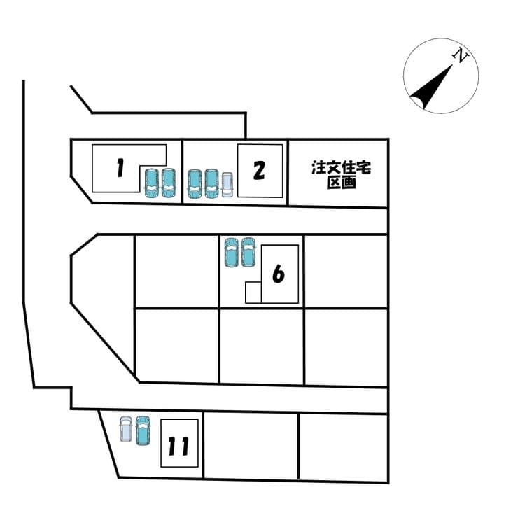 区画割り図