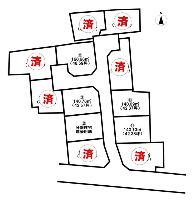 区画割り図