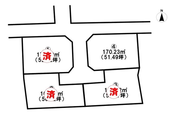 区画割り図