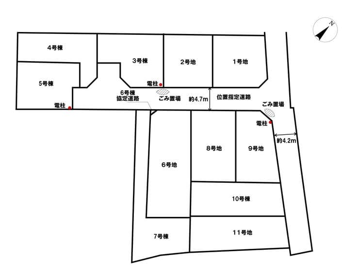 区画割り図