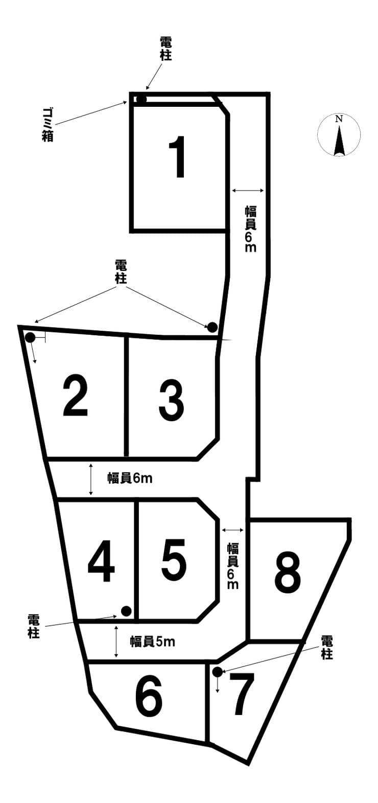 区画割り図