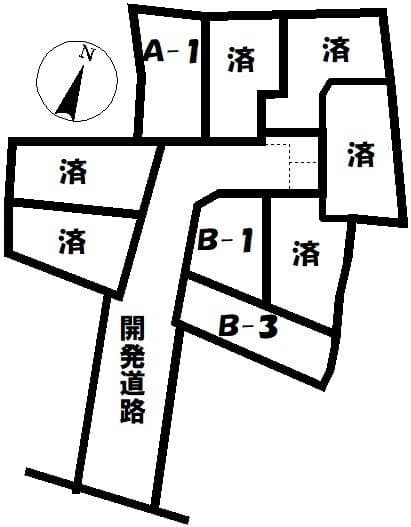区画割り図