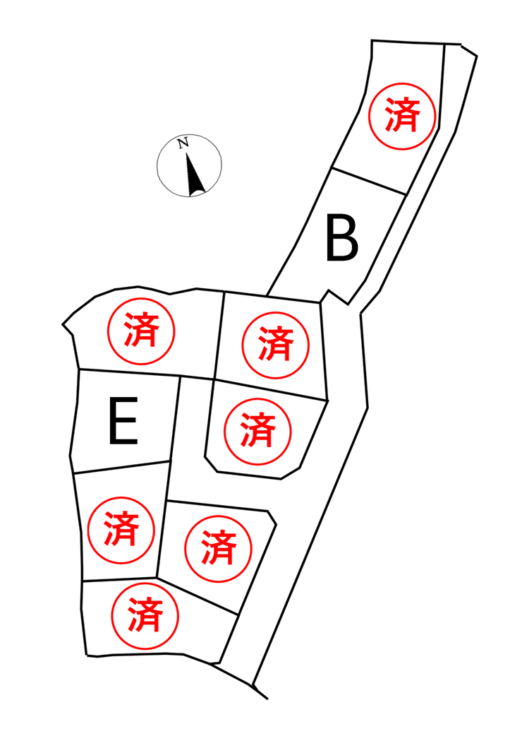 区画割り図