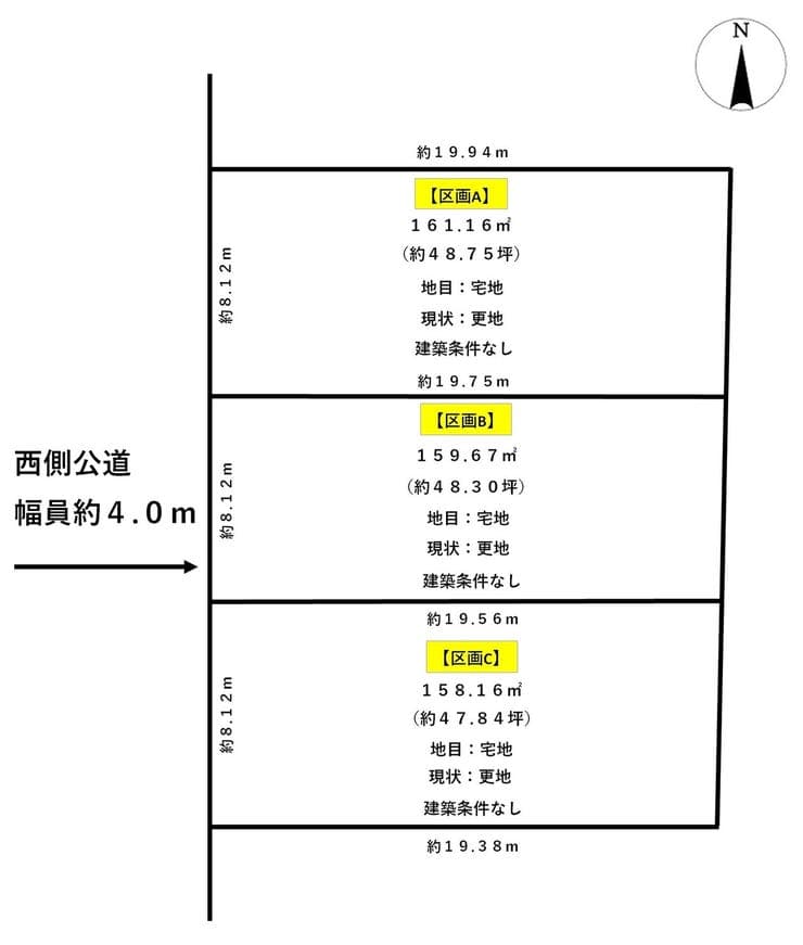 区画割り図