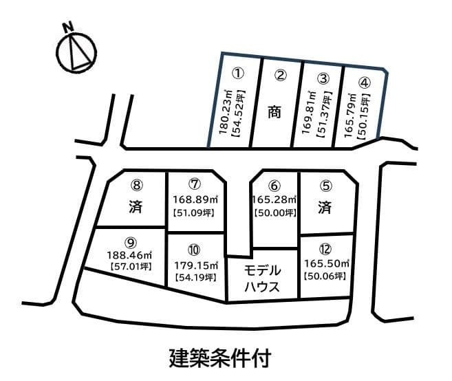 区画割り図