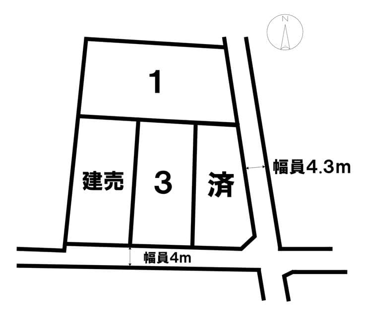 区画割り図