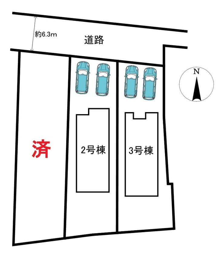 区画割り図