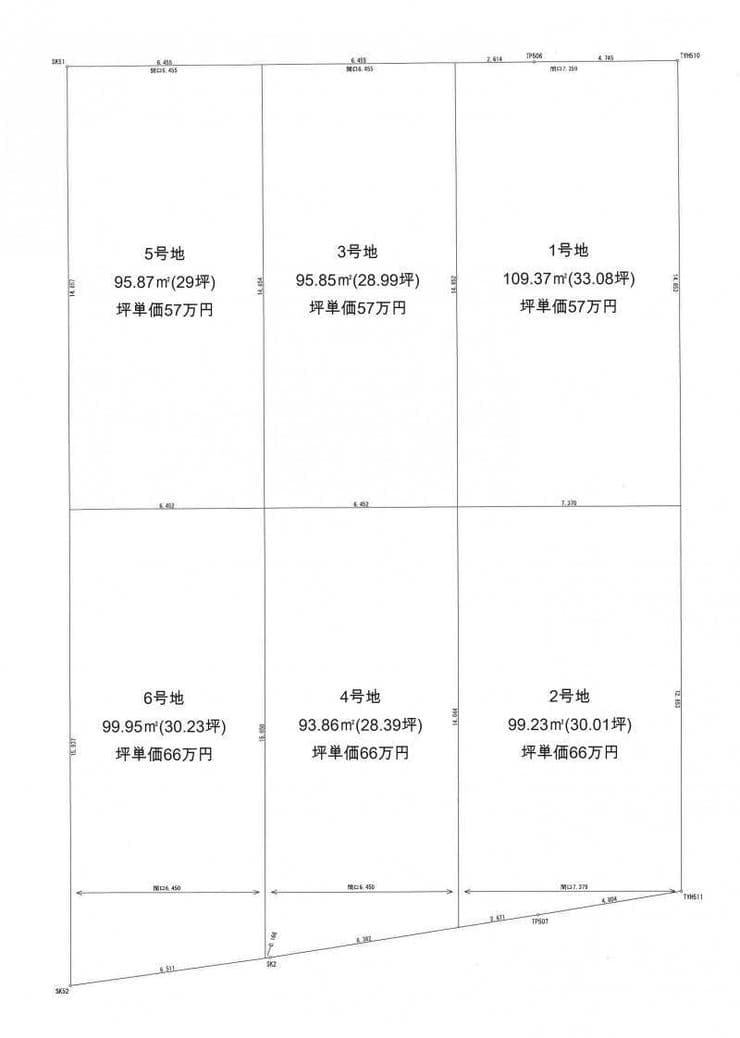 区画割り図