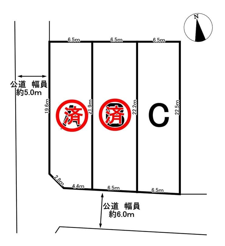 区画割り図