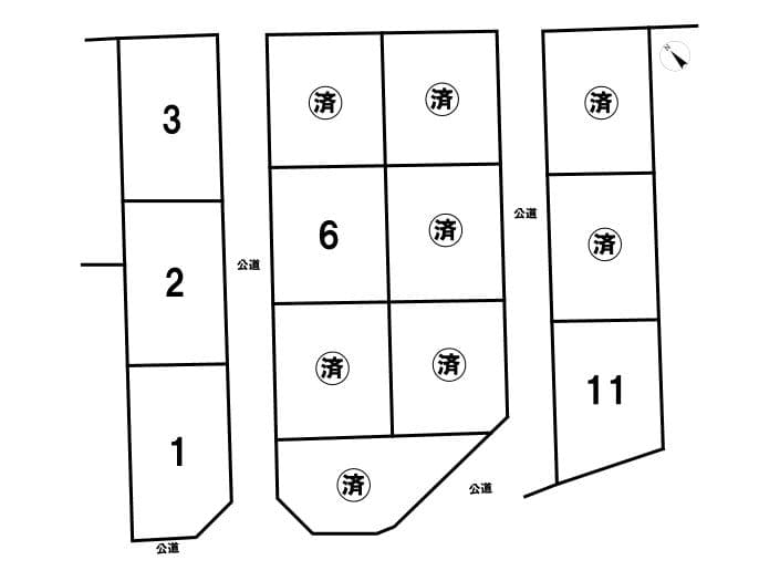区画割り図