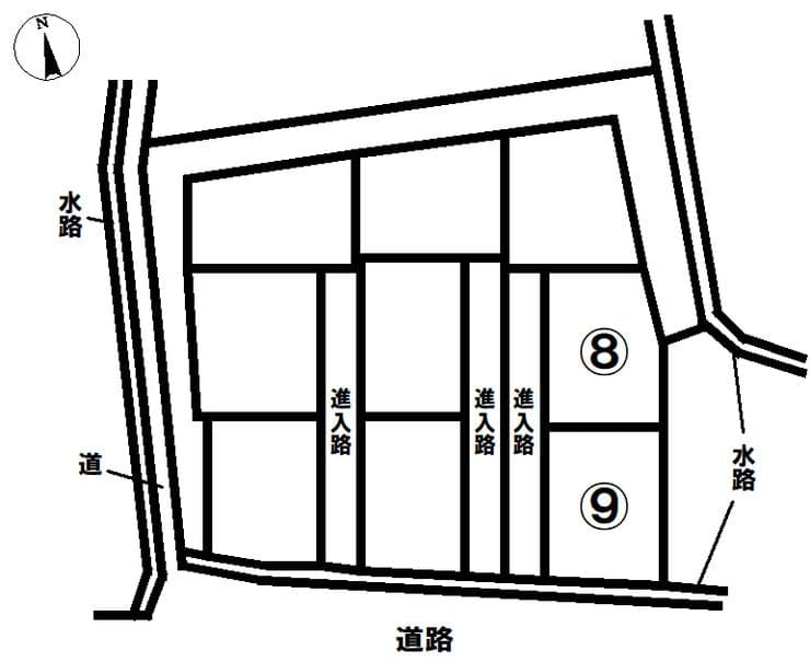区画割り図