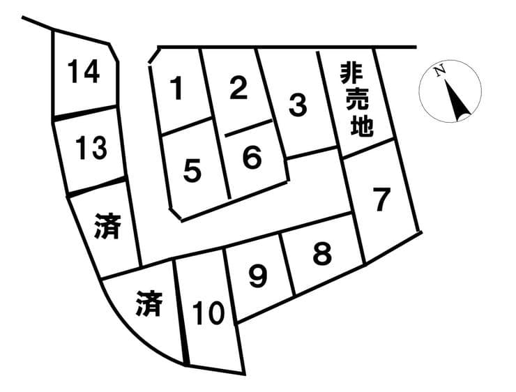 区画割り図