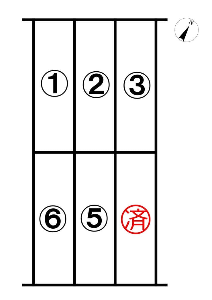 区画割り図
