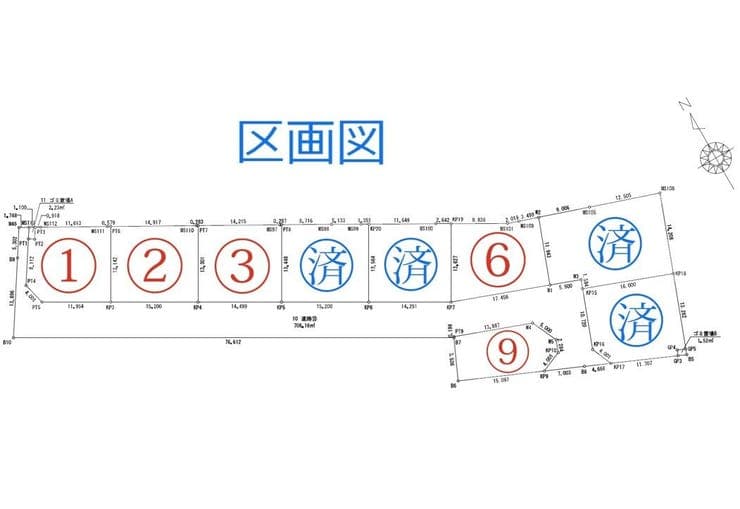区画割り図
