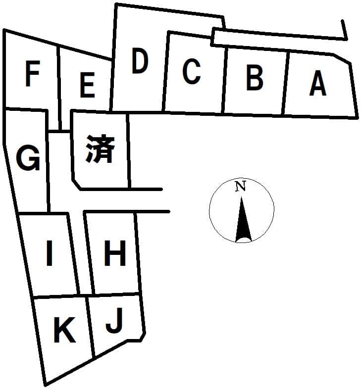 区画割り図