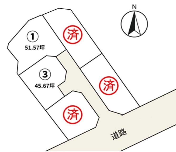 区画割り図