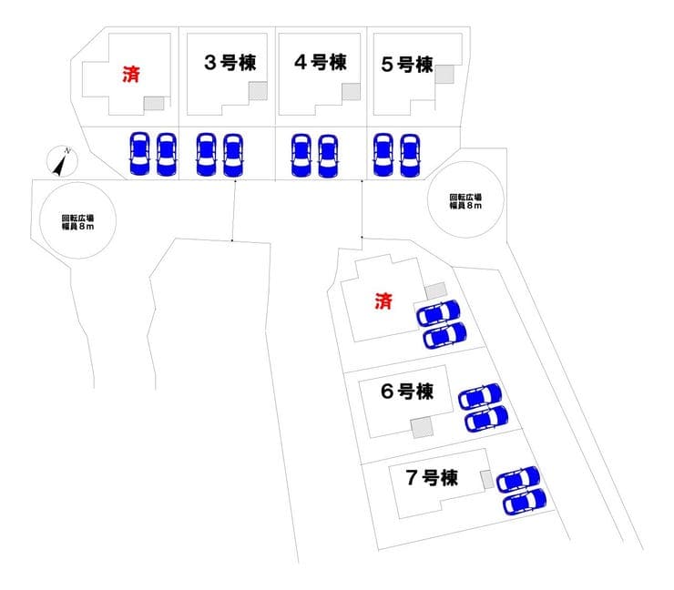 区画割り図