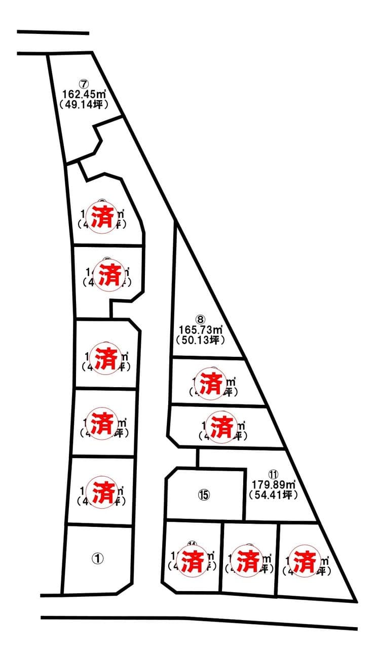 区画割り図