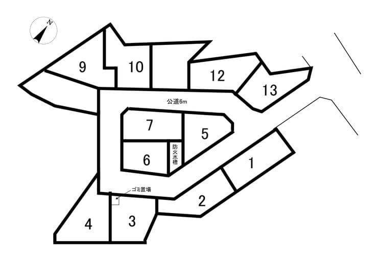 区画割り図