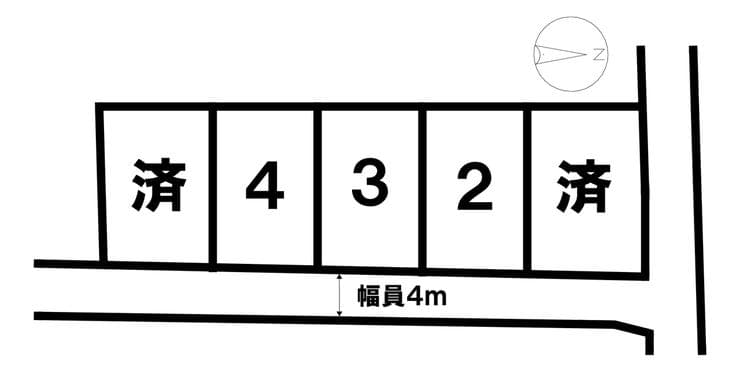 区画割り図