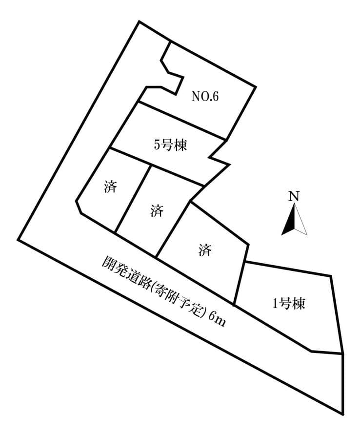 区画割り図