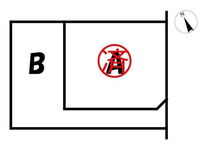区画割り図