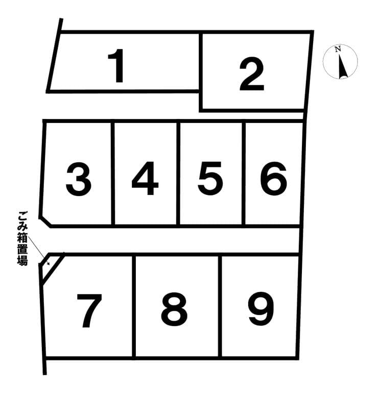 区画割り図