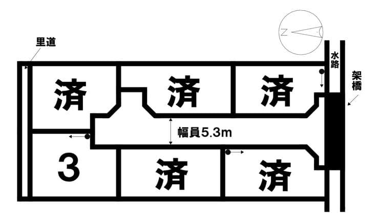 区画割り図