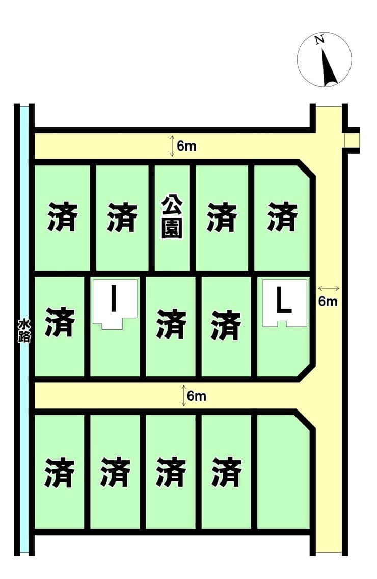 区画割り図