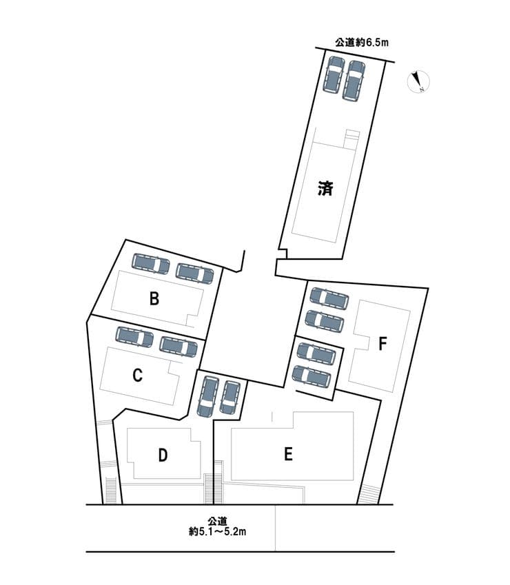 区画割り図