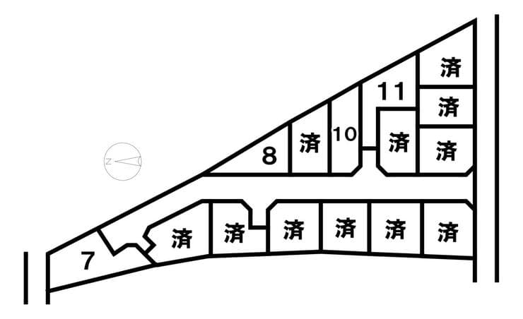 区画割り図